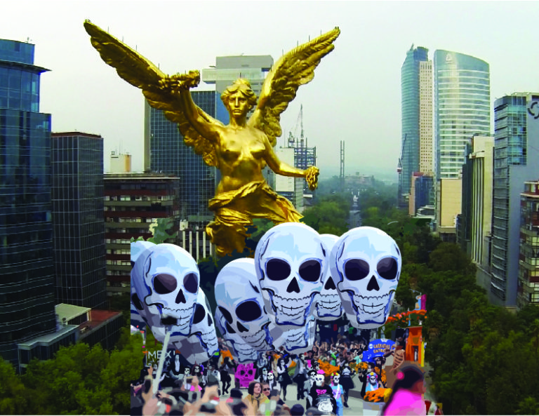 Gran desfile de día de Muertos en CDMX